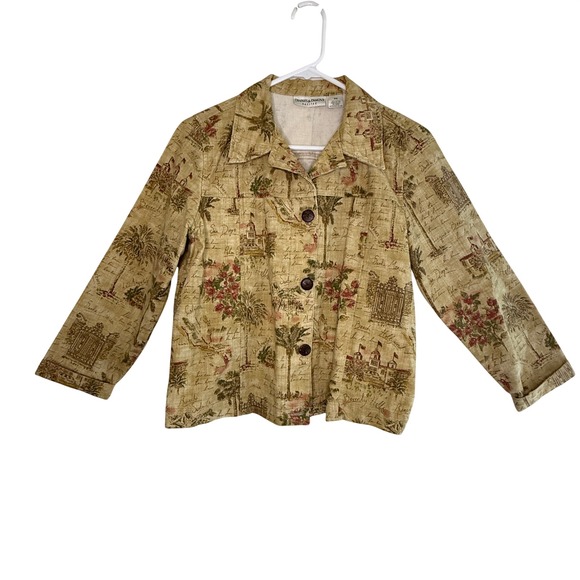 drapers & damons Jackets & Blazers - Draper's & Damon's Vintage Jacket PS California Scenic Print Cotton made in USA